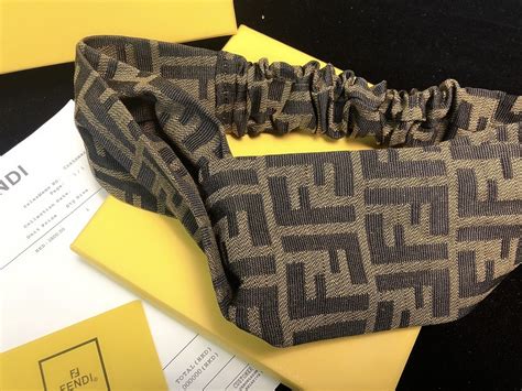 fake fendi headband|fendi headband scarf.